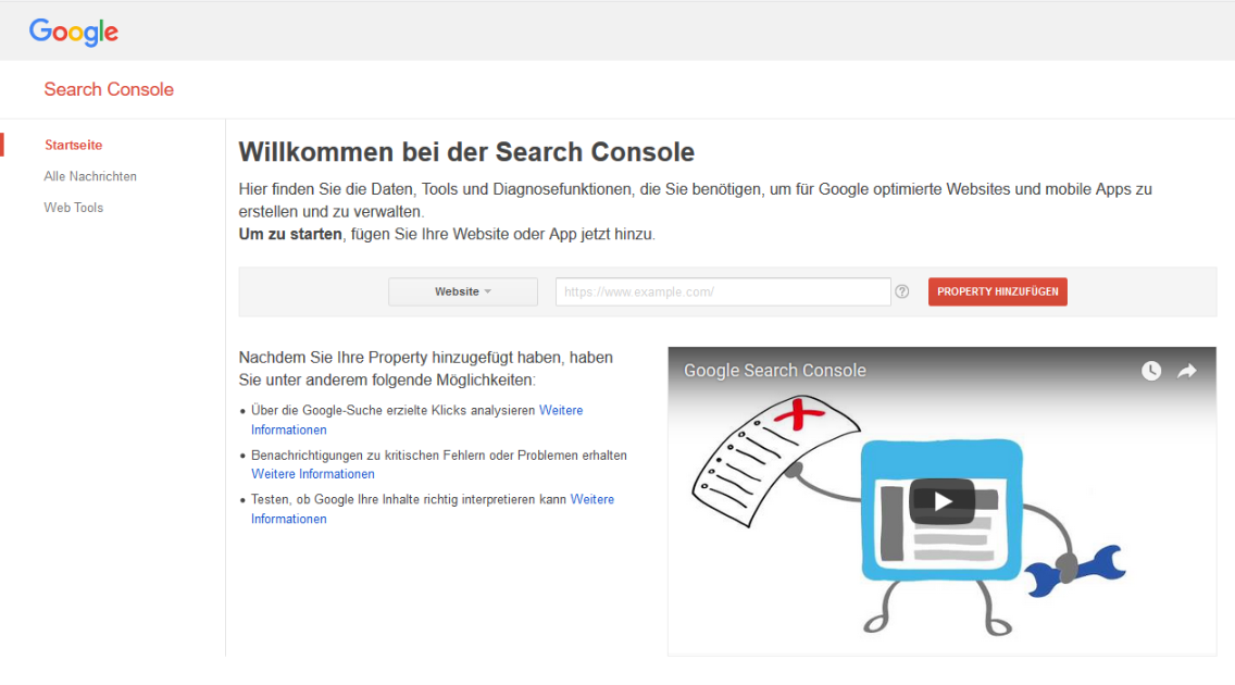 Google Search Console Indexierung Suchmaschine Ranking Homepage Webseite Wootwoot Reininghausstraße 13 8020 Graz Impulszentrum