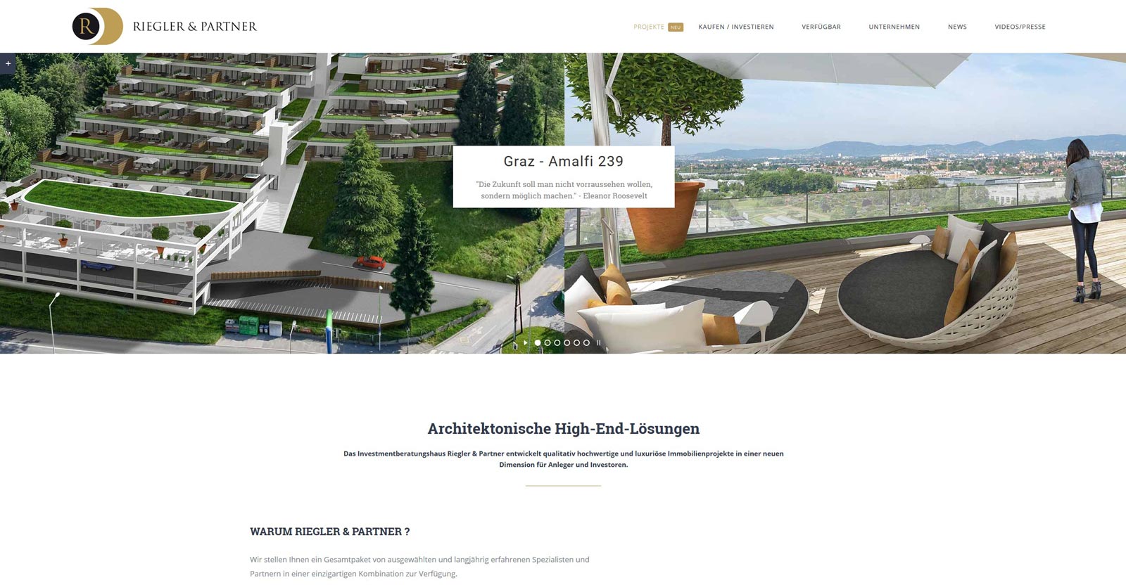 RieglerUndPartner Riegler und Partner Wootwoot Webseite Homepage Reininghausstraße 13 8020 Graz Impulszentrum